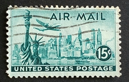 Airmail,  #C35, Statue Of Liberty, United States Of America, USA, Used - 2b. 1941-1960 Nuovi