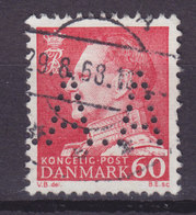 Denmark Perfin Perforé Lochung (A05) 'A.A.' Aaberaa Amt, Aabenraa Apenrade Fr. IX. Stamp (2 Scans) - Variétés Et Curiosités