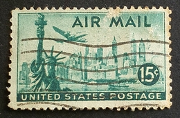 1947 Airmail,  #C35, Statue Of Liberty, United States Of America, USA, Used - 2b. 1941-1960 Nuevos