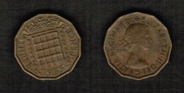 GREAT BRITAIN  3 PENCE 1965 (KM # 900) #5562 - F. 3 Pence