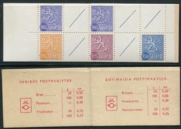 FINLAND 1972 Lion Definitive 1 Mk. Complete Booklet MNH / **.  Michel MH 4 - Booklets