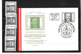 6046s: Österreich 1980, 3932 Kirchberg Am Walde/ Robert Hamerling Auf Beleg Und 4mal ** Bzw. Gestempelte Briefmarken - Gmünd