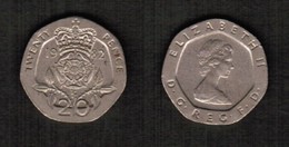 GREAT BRITAIN  20 PENCE 1982 (KM # 931) #5567 - 20 Pence