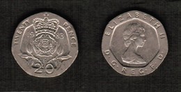 GREAT BRITAIN  20 PENCE 1983 (KM # 931) #5570 - 20 Pence