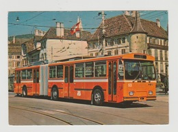 Postcard Bus: TN Trolleybus Serie 51-60 Neuchâtel (CH) 1976 - Camions