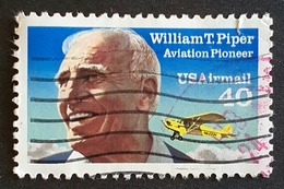 Airmail,  #C129, William T. Piper, United States Of America, USA, Used - 2b. 1941-1960 Nuevos