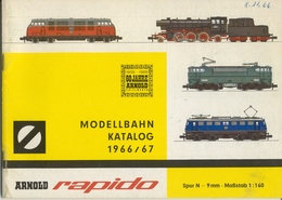 Catalogue ARNOLD RAPIDO 1966/67 60 Jahre Arnold Spur N 1:160 9 Mm - Allemand