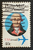 Airmail,  #C98, Philip Mazzei, United States Of America, USA, Used - 2b. 1941-1960 Neufs