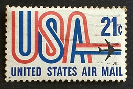 Airmail, #C81 21c, USA And Jet, United States Of America, USA, Used - 2b. 1941-1960 Nuevos