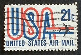 Airmail, #C81 21c, USA And Jet, United States Of America, USA, Used - 2b. 1941-1960 Ungebraucht