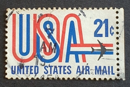 Airmail, #C81 21c, USA And Jet, United States Of America, USA, Used - 2b. 1941-1960 Ongebruikt