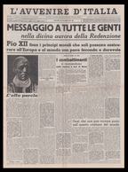 L'AVVENIRE D'ITALIA - Bologna 25 Dicembre 1941- Messaggio Di Pio XII - Dopo Pearl Harbor / La Conquista Di Manila - Italiaans