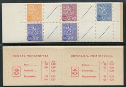 FINLAND 1972 Lion Definitive 1 Mk. Complete Booklet MNH / **.  Michel MH 5 - Libretti