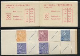 FINLAND 1972 Lion Definitive 1 Mk. Complete Booklet MNH / **.  Michel MH 5 - Postzegelboekjes