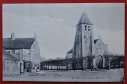 Cpa 95 MOISSELLES Eglise Commerce LEGRAIN - Moisselles