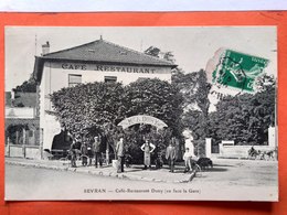 Delcampe - CPA (93) Sevran. Café-Restaurant. Dony (En Face De La Gare)    (O.662) - Sevran