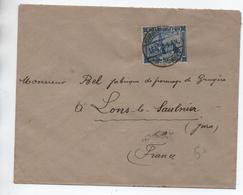 SARRE / SAARGEBIET - 1925 - ENVELOPPE De SAARBRUCKEN Pour LONS LE SAUNIER (JURA) - Cartas & Documentos