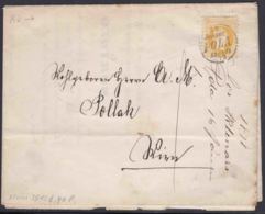 Austria, Austrohungarian Empire, Croatia Pola (Pula) To Wien, Very Small (public Document) Tariff - Cartas & Documentos