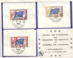 Enveloppe Conseil De L'Europe 1958 - Covers & Documents