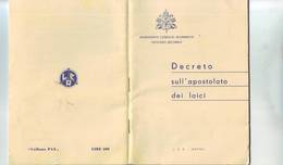 144)libretto Religioso Decreto Sull'apostolato Dei Laici - Religion