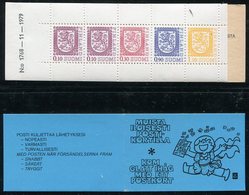 FINLAND 1980 Lion Definitive Type I 5 Mk. Complete Booklet MNH / **.  Michel MH 12 I - Postzegelboekjes
