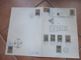 1974 Ordinanza Pontificia Commissione ANNO SANTO 1975 Serie Completa N.10 Val. + Annulli Speciali - Altri & Non Classificati