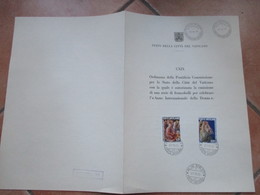 1975 Ordinanza Pontificia Commissione Autorizzazione Emissione ANNO Della Donna Con Serie Cpl.n.2 Val. - Otros & Sin Clasificación