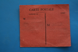 Poste Enfantine - Carte Postale  --- France Pseudo Entiers Postaux Document De La Poste Pr Apprentis Postiers FRANCE - - Enteros Privados