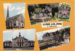 37 CLERE LES PINS. CARTE MULTI VUES. 4 VUES. ANNEE 1975 + TEXTE. - Cléré-les-Pins