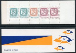 FINLAND 1990 Lion Definitive 5 Mk. Complete Booklet MNH / **.  Michel MH 25 - Libretti