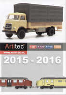 Catalogue ARTITEC 2015-16 Trains Cars, Ships, Accessories HO TT N Z  - En Néerlandais, Anglais Et Allemand - Nederlands