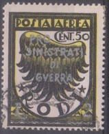 Egeo Occupazione Tedesca Aerea 1943 Pro Assistenza 50c. SaN°56 (o) Vendere Scansione - Islas Jónicas