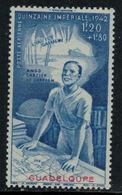 France // Guadeloupe // Poste Aérienne // 1942 // Quinzaine Impériale Timbre MNH** No.3 Y&T - Poste Aérienne