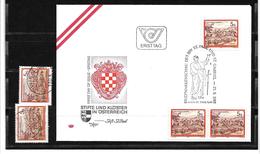 6049v: Österreich 1985, Stift St. Paul Im Lavanttal, Beleg Und Gesamt 4 Briefmarken Postfrisch/ Gestempelt - Wolfsberg