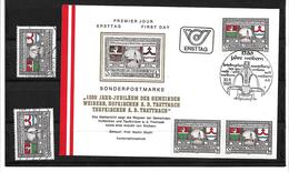 6049y: Österreich 1985, Weibern- Hofkirchen- Taufkirchen, Beleg Und Gesamt 4 Briefmarken Postfrisch/ Gestempelt - Grieskirchen