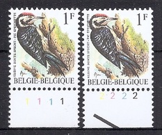 BELGIE * Buzin * Nr 2349 P6a  Plaatnr 1+2 * Postfris Xx - Altri & Non Classificati