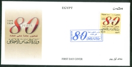 EGYPT / 2019 / MINISTRY OF SOCIAL SOLIDARITY ; 80 YEARS / FDC - Storia Postale