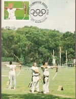 Portugal & Maximum Card, Seoul Olympic Games, Archery, Lisbon 1988 (15) - Bogenschiessen