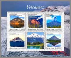 SIERRA LEONE 2020 MNH Volcanoes Vulkane Volcans M/S - IMPERFORATED - DH2013 - Volcanos