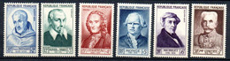 Série Célébrités Du XII° Au XX° Siècle ** - N° 945 à 950 (6 Valeurs) - Unused Stamps