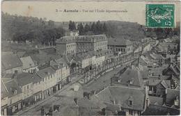 Delcampe - 76 Aumale Vue Generale Sur L' Ecole Departementale - Aumale