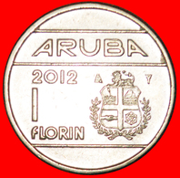 · NETHERLANDS (1986-2013): ARUBA ★ 1 FLORIN 2012!  LOW START ★ NO RESERVE! - Aruba