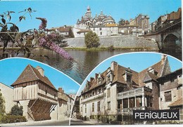 Perigueux - Multi Vues : La Cathédrale St Front, Le Vieux Moulin, La Maison Des Consuls - Périgueux