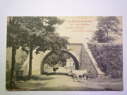 GP 2020 - 2437  LANNEMEZAN  (Hautes-Pyrénées )  :  Le Pont D'Espagne Et La Route D'Arreau   1905   XXX - Lannemezan