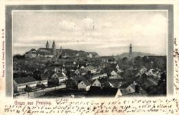 Freising, Gesamtansicht, 1903 Nach Metten Versandt - Freising