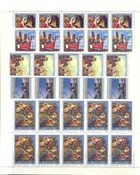 1981. USSR/Russia, Georgian Paintings, 10 Sets Se-tenant, Mint/** - Nuevos