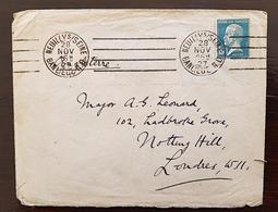 FRANCE Yvert N°181 Seul Sur Lettre (Cover)  Cachet Neuilly Vers LONDRES 1927 - 1921-1960: Modern Period