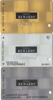 Série De 3 Cartes Casino : Total Rewards : Gold 2009 / Diamond 2010 / Platinum 2011 - Casinokarten