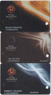 Série De 3 Cartes Casino : Total Rewards : Gold 2012 / Diamond 2013 / Platinum 2013 - Casino Cards