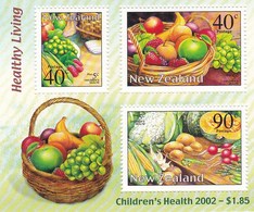 New Zealand SG MS 2521 2002 Health Food, Miniature Sheet, Mint Never Hinged - Ungebraucht
